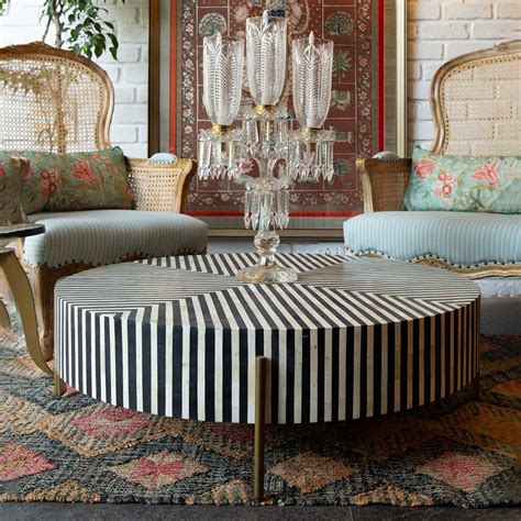 Buy Coffee Tables | Belynda Bone Inlay Coffee Table | Shop at The ...