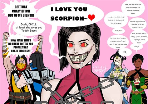 Mileena LOVES Scorpion!!! by KyoungInKim on DeviantArt