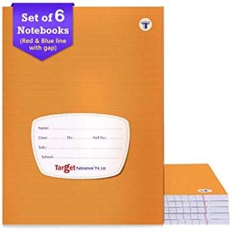Classmate Notebook | 172 Pages | Four Lines with Gap | 24.0cm x 18.0cm ...