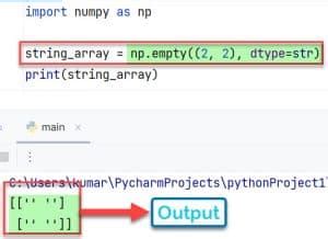 Image result for Python Empty Array