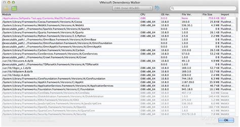 Dependency Walker Python 的图像结果