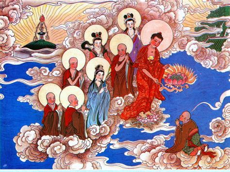 《观无量寿经》图文解说 25、中品中生观 - 华人佛教网