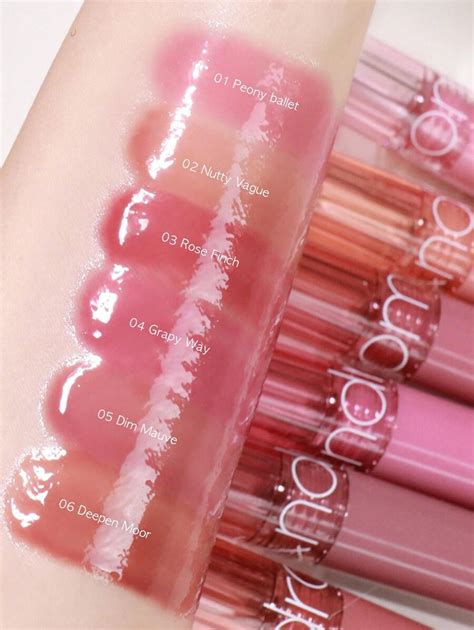 Rom&nd ROMAND Glasting Color Gloss 01 PEONY BALLET 4g Syrupy Gloss ...