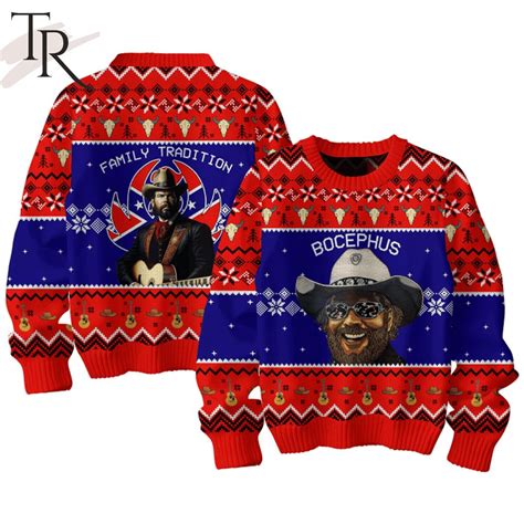 Hank Williams Jr - Family Tradition Ugly Sweater - Torunstyle