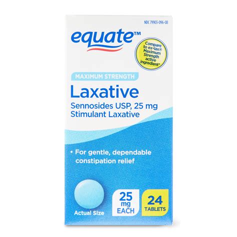 Equate Maximum Strength Laxative Tablets, 24ct India | Ubuy