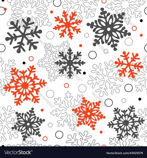 Snowflake pattern Royalty Free Vector Image - VectorStock