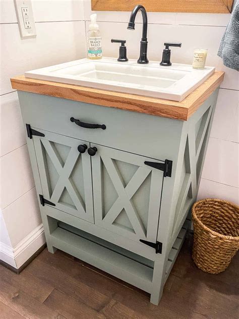 Bathroom Vanity With Sink Farmhouse Style