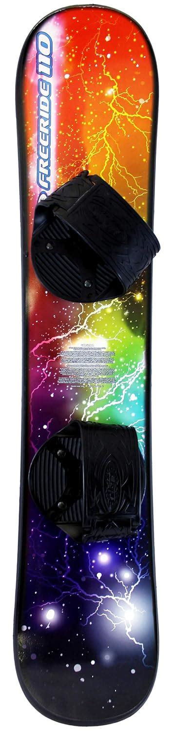 Emsco Group ESP 110 cm Freeride Snowboard - Adjustable Bindings - for ...