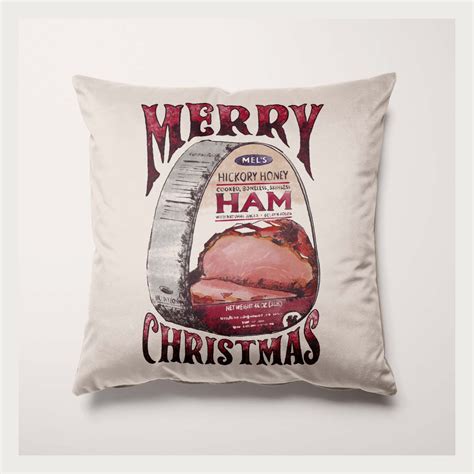Mels Hickory Honey Ham Pillow Kranks Ham Cusion Christmas - Etsy