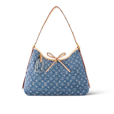 Outlet Louis Vuitton M46855 CarryAll MM Denim Blue On Sale - Louis ...