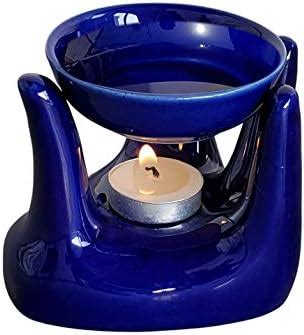 Pure Source India Handcrafted Soapstone Aroma Burner Oil Diffuser and 1 ...