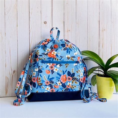 Simple Drawstring Backpack Pattern 的图像结果