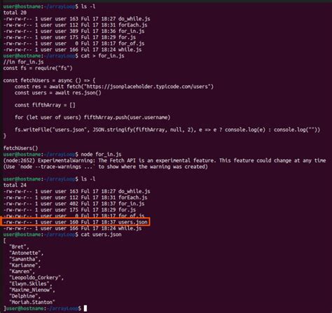 For Array JS 的图像结果