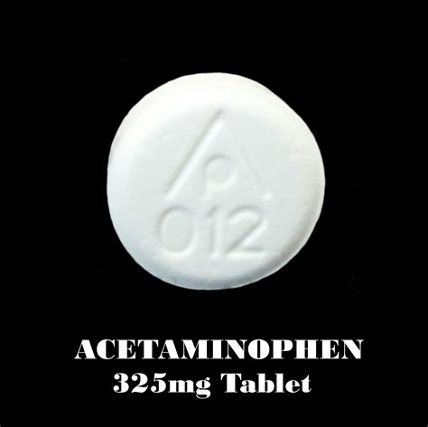 Pill Identifier Acetaminophen 325 Mg - Size, Shape, Imprints and Color