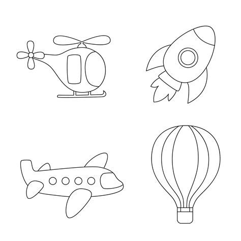 Air Transportation Coloring Pages