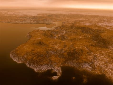 Titan Moon Surface New Research Offers Explanation For Titan Sand Dune
