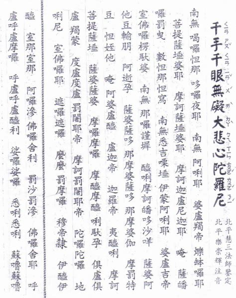 大悲咒手印．咒文清晰版 - ma9600 的部落格 - udn部落格