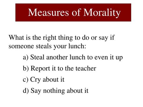 How Is Morality Measured 的图像结果