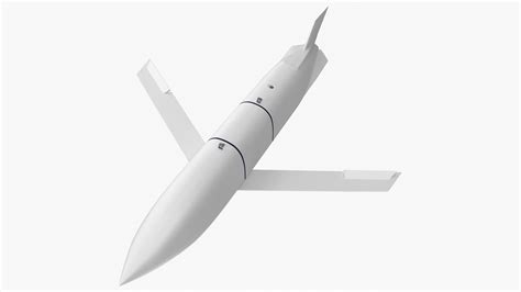 Air-Launched Cruise Missile Rigged 3D model | 3D Molier International