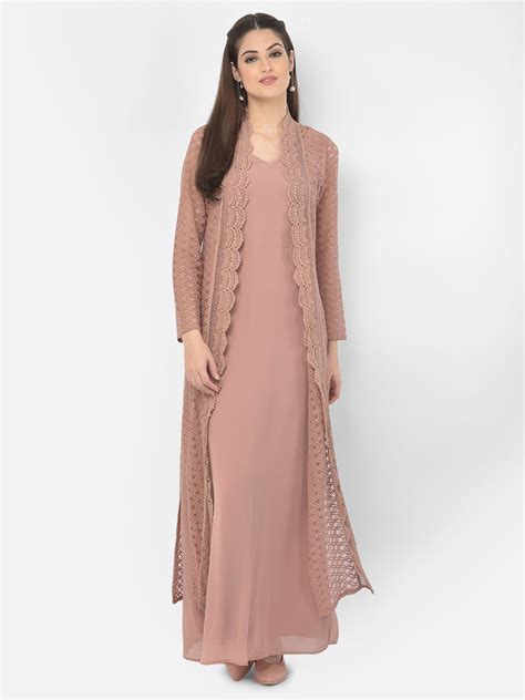 Eavan Rose Lace Maxi Dress with attached Jacket - Price History