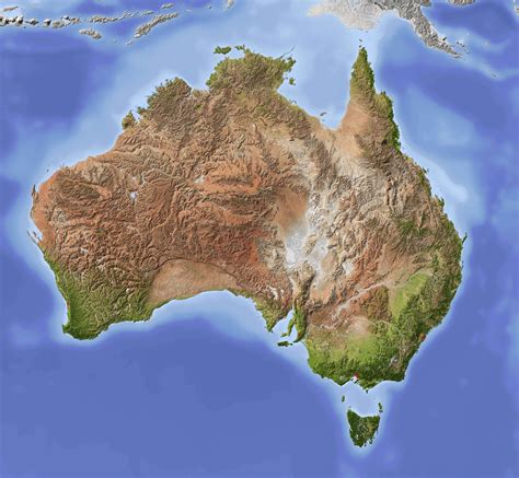 Australia Map - Guide of the World