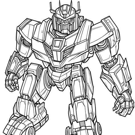 Transformers Bumblebee Coloring Page