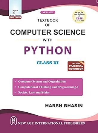 Amazon.in: Buy Textbook of Computer Science with Python (Includes free ...
