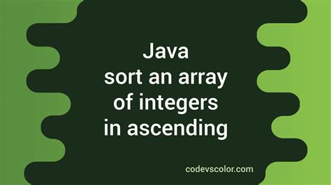 Image result for Sort Array in Java