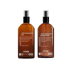 VITRO DEET FREE Anti Mosquito Gel (Bottle Pack) 100 gm & Anit Mosquito ...