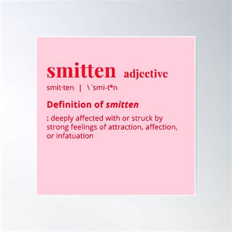 Smitten Definition Poster in 2025 | Email design inspiration, Logo ...