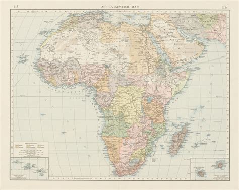 Map Of Africa 1900