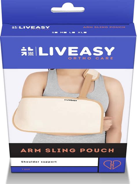 Buy LIVEASY ORTHO CARE ARM SLING POUCH - SHOULDER SUPPORT-MEDIUM Online ...