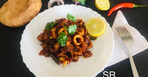 Squids chilli fry Recipe by Sulaksha Redkar Narvecar - Cookpad