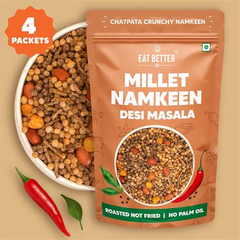 Crispy Millet Mixture - Mast Masala - Healthy Namkeen - Healthy Snack ...