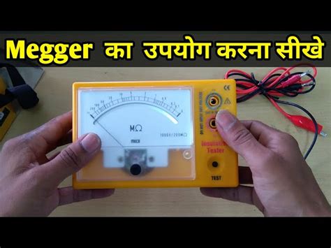 Insulation Tester - MECO- Electronic Analog Insulation Tester - MC941 ...