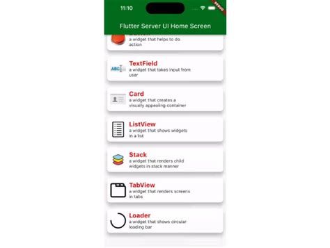 Image result for Flutter Dynamic Widgets JSON