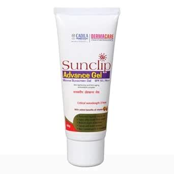 Sunclip Spf 50 - Tube of 60g Advance Gel : Amazon.in: Health & Personal ...