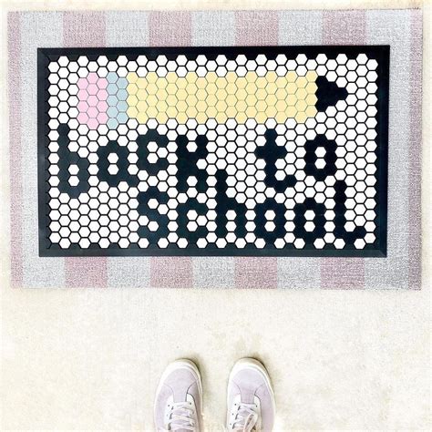 Letterfolk tile mat – Artofit