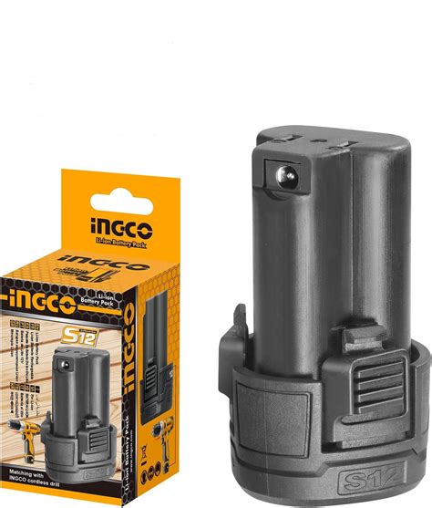 INGCO 12V Lithium-Ion 1.5Ah Battery Pack, One Battery fits All S12 ...