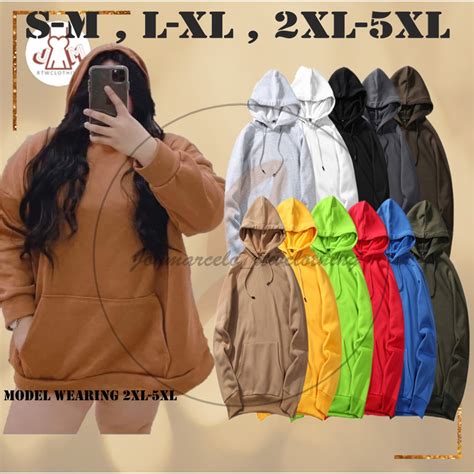 PLUS SIZE HOODIES with pocket Oversized jacket hoody S-M , L-XL , 2XL ...