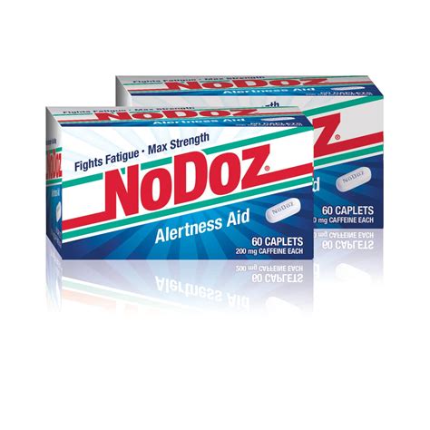 2-Pack 60-Count NoDoz 200mg Caffeine Pills $6.50 w/ S&S + Free Shipping ...