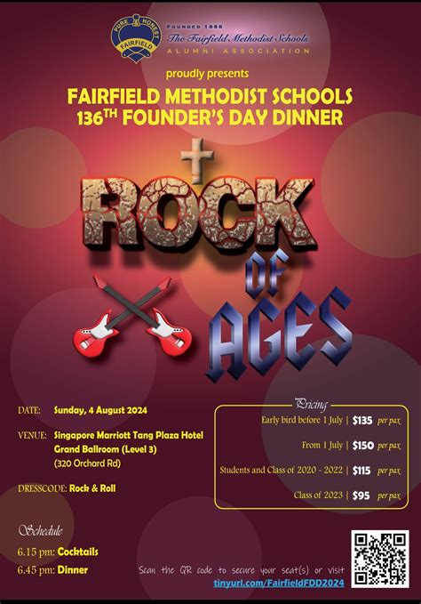 Rock of Ages - 136th Founder’s Day Dinner, Marriott Hotel, Singapore, 4 ...