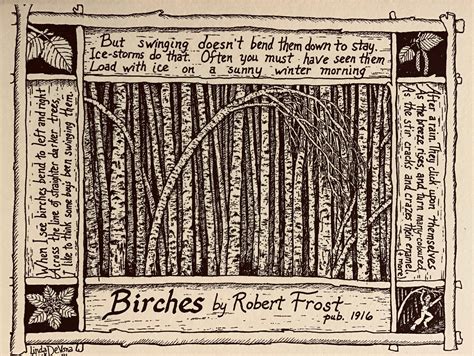 Wall Décor Home Décor Robert Frost Birches poem art print etna.com.pe