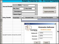 XL Journal ERP100, 200, 500 » Visionetix Software