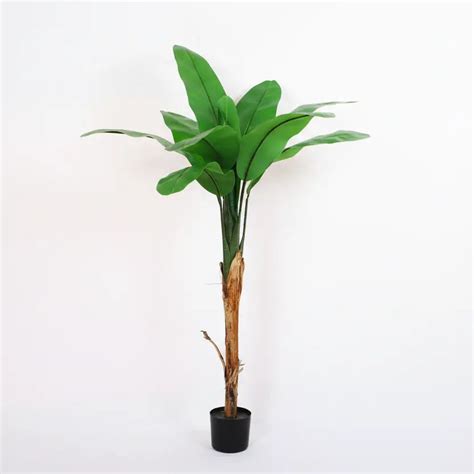 Banana Plant with Big Leaves and Sturdy Nursery Pot - Artificial Plant ...