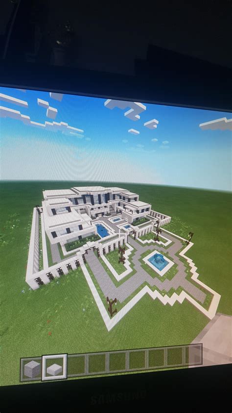 Image result for Minecraft Modern Mansion Tutorial Easy