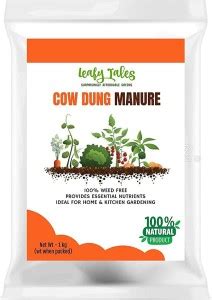 Leafy Tales Cow Dung Manure - 1 kg Manure Price in India - Buy Leafy ...