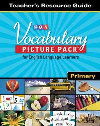 SRA Vocabulary Picture Pack - Teacher Resource Guide - Primary (ELL ...