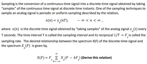 Image result for Sampling of Continuous Time Signal