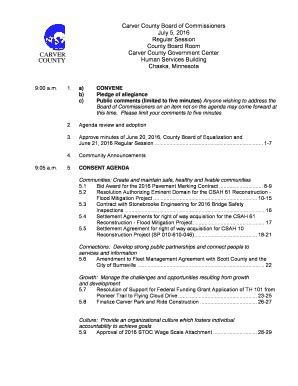 Fillable Online Bid Award for the 2016 Pavement Marking Contract Fax ...
